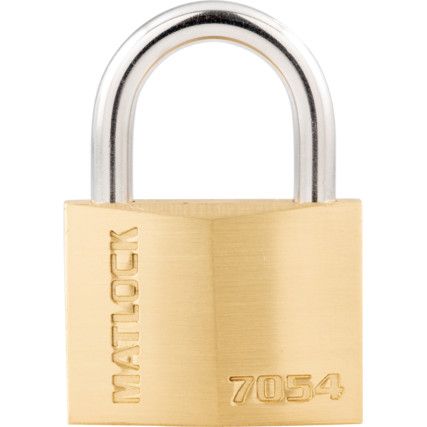 Keyed Padlock, Keyed Different, Brass, Bronze, 50mm Width, Weatherproof