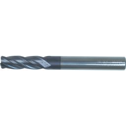 Series 86 Carbide 4 Flute Plain Shank Corner Radius End Mills - Q Coat - Metric  thumbnail-0