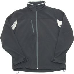 Roma Black/Grey Soft Shell Jackets thumbnail-0