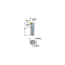 A Style - SDQCL/R CoroTurnⓇ 107 Boring Bar For Turning thumbnail-1