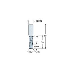 R216.2 CoroMill Plura solid carbide end mill for Hard Part Milling thumbnail-1